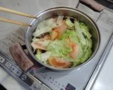 トマトとレタスの中華風スープ作り方2写真