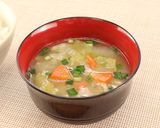 減塩食　レンチン豚汁　塩分1.0g作り方6写真