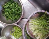 春菊と水菜の佃煮風、アレンジ自由作り方1写真
