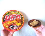 焼そばUFO餅で作った雑煮あんかけUFO作り方1写真