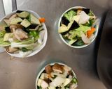 肉無チクワ味噌クリームパスタ味野菜炒め作り方11写真