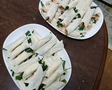 ゆで鶏の棒餃子！ねぎ塩レモン和え作り方4写真