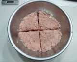 半熟玉子丸ごと入ったハンバーグ作り方4写真