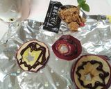 輪切り焼きりんごチョコソースがけ作り方3写真