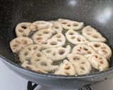 夏野菜と蓮根チキンの味噌マスタードソテー作り方2写真