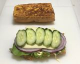 バケットのクロックマダム風茄子バーガー作り方23写真