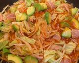 野菜たっぷりアボカドとまとスパ作り方5写真