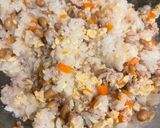納豆オムライス ご飯はレンジで作り方5写真