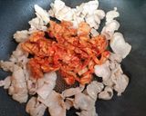 時短簡単今夜の夕飯・昼食！韓国豚キムチチャーハン作り方5写真