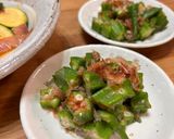 簡単副菜☆夏野菜オクラのおかか和え作り方3写真