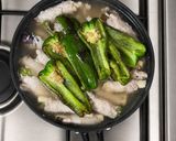ピーマンとなすの肉巻きのスープ作り方4写真