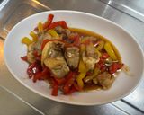 パプリカと鶏肉の甘辛炒め作り方4写真