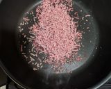 ひんやり甘辛！合いびき肉のすき焼き風作り方2写真