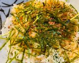 たまごかけごはん●長芋の海苔玉子とろろ作り方1写真