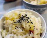 余ったお餅で！さつまいもおこわ作り方2写真