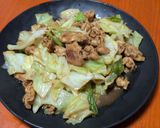 鳥ハラミで作る簡単鶏（けい）ちゃん焼き作り方6写真