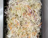 余った千切りキャベツでお好み焼き風作り方1写真