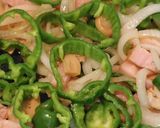 友人宅のハンバーグナポリタン作り方1写真