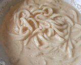 明太カルボナーラ風うどん作り方5写真