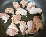煮込むチキン南蛮にいぶりがっこタルタル作り方3写真