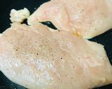 鶏肉の半厚ステーキ●マスタードマヨソース作り方1写真