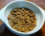 美味しい白ワインと白バルサミコの肉そぼろ作り方4写真