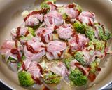 簡単！肉巻きブロッコリーの焼きチーズ作り方3写真