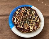 オートミールと納豆でお好み焼き作り方5写真