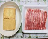 今日のおかずサイコロ厚揚げ豚バラ肉巻主菜肉料理作り方1写真