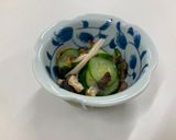 ザクザク食感　ハモ皮のクリームチーズ作り方5写真