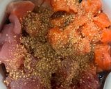 簡単で美味しい！サーモンとマグロの漬け丼作り方3写真