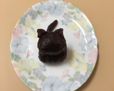 飼い主さんを見上げる黒猫にキュン♡作り方5写真