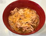 豚こま肉蕎麦！作り方5写真