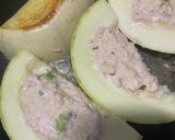 まん丸ズッキーニの肉詰め作り方4写真