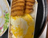 レンジ簡単梅味噌クリーム味オムライス弁当作り方16写真