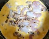 ランチ法蓮草とシーフードシチューのパスタ作り方3写真