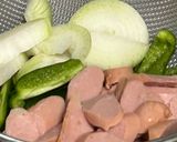 ナスいっぱいでナポリタン焼きそば作り方1写真