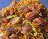 かさまし！砂肝の焼きそば炒め作り方10写真