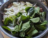 今日の夕食♡ニンニク香る!ラム肉野菜炒め作り方4写真