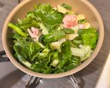 簡単☆小松菜じゃがいも豚肉のカレー作り方3写真