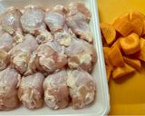 手羽元と人参のうま煮♪作り方1写真