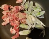 長ネギとホウレン草で♪アツアツ豚こま丼作り方4写真