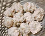 胃にやさしい鶏団子と白菜の煮物作り方4写真