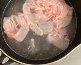 犬用トッピング豚しゃぶ作り方1写真