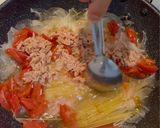 ワンポット♩ツナと野菜のトマトパスタ作り方3写真