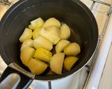 粉吹き芋のネギ鮭フレークのせ作り方1写真