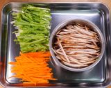 濃厚ごまだれ🤤豚しゃぶごぼうサラダ♪作り方1写真