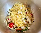 イカの塩辛☆柚子胡椒☆納豆麹の冷製パスタ作り方12写真