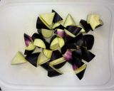 なすと里芋と豚肉のみぞれ生姜あんかけ炒め作り方1写真