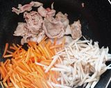 豚肉と根菜の塩こうじ炒め作り方6写真